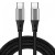 iBOX Kabel Typu C  IKUTC1B 1M Czarny