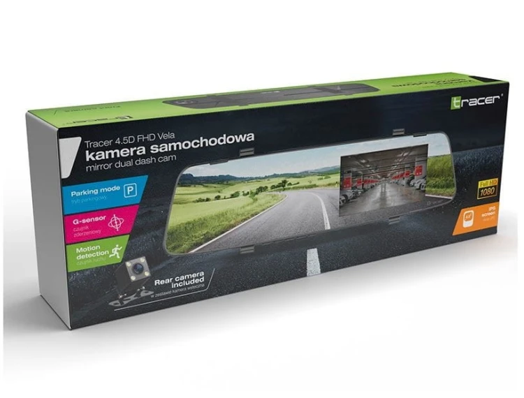 Tracer Kamera samochodowa Tracer 4.5D FHD VELA