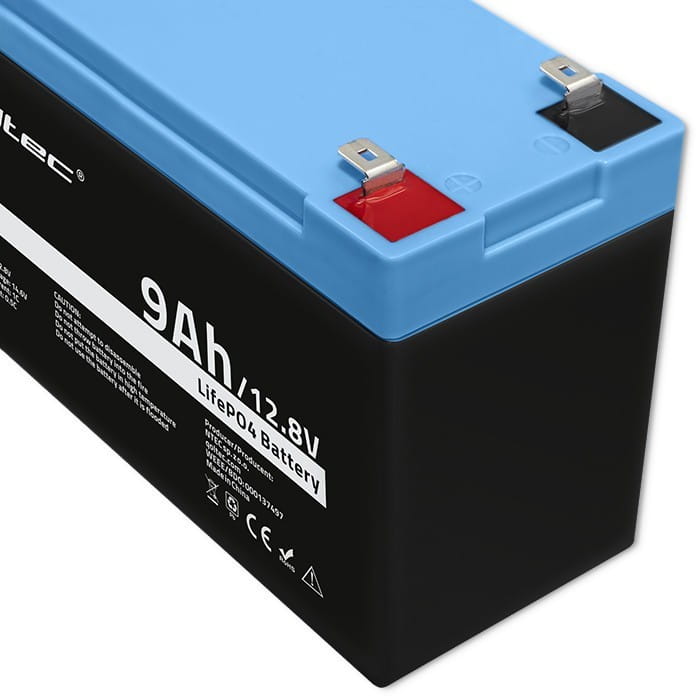 Qoltec Akumulator LiFePO4 Litowo-Żelazowo-Fforanowy | 12.8V | 9Ah |     115.2Wh | BMS