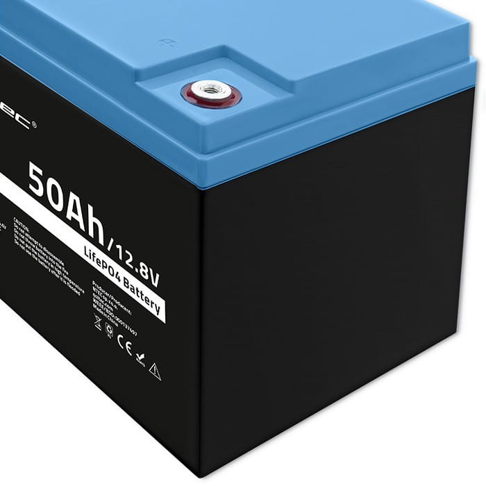 Qoltec Akumulator LiFePO4 Litowo-Żelazowo-Fosforanowy | 12.8V | 50Ah |  640Wh | BMS