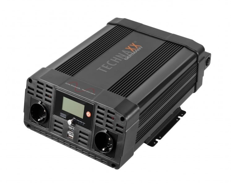 Technaxx Deutschland GmbH &amp; Co. KG Falownik inwerter mocy 3000W DC 12V/AC 230V TE23