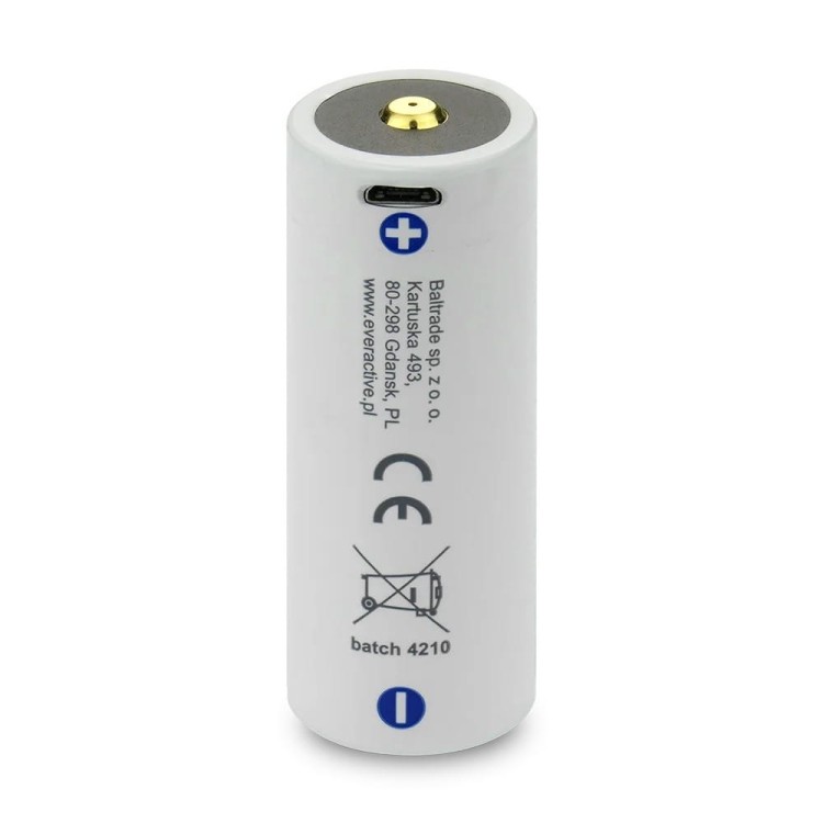 everActive Akumulator 26650 3,7V Li-ion 5200 mAh micro USB