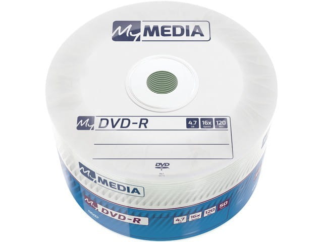 Verbatim DVD-R My Media 4.7GB x16 Wrap (50 spindle)