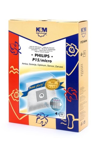 K&amp;M Worki do odkurzacza 4 szt.          P15/micro