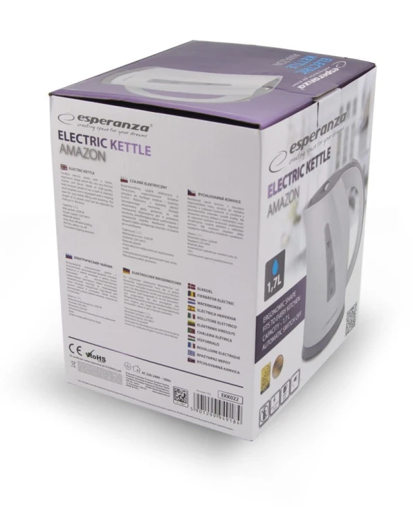 Esperanza CZAJNIK ELEKTRYCZNY AMAZON 1,7L