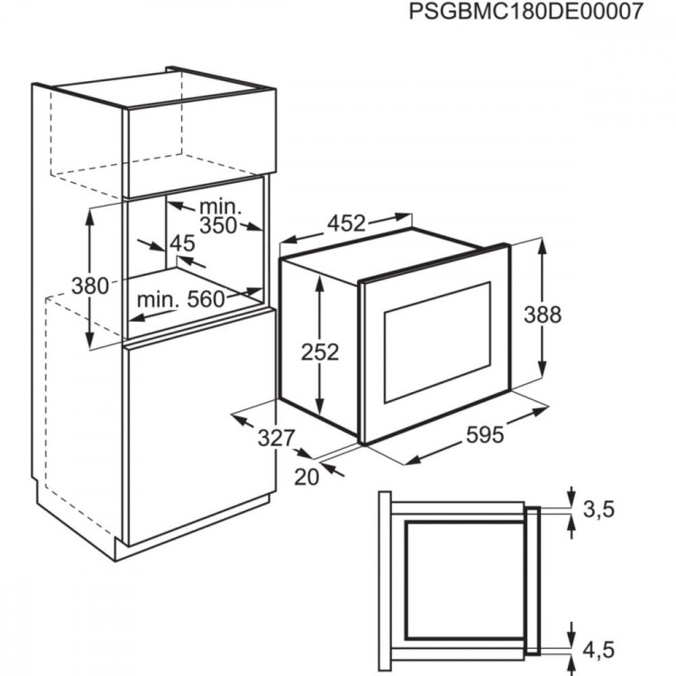 Electrolux Kuchnia mikrofalowa  LMS2203EMX
