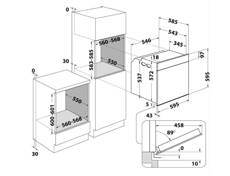 Whirlpool Piekarnik WTAC8411SCAN