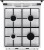 Gorenje Kuchnia gazowo-elektryczna GK5C41WJ