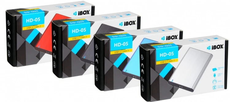 iBOX Obudowa IBOX HD-05 2.5 USB 3.1 Niebieska