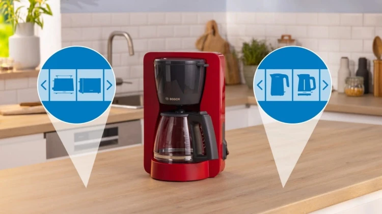 Bosch Ekspres przelewowy MyMoment TKA2M114 czerwony