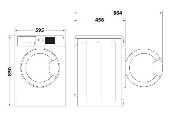 Whirlpool Pralka WRBSS6249SEU