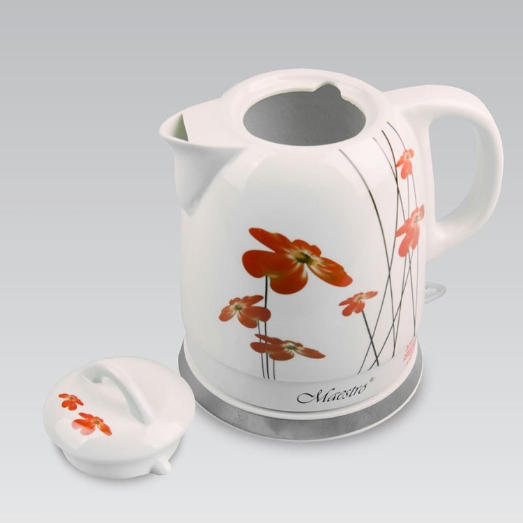 Feel-Maestro Ceramiczny czajnik elektryczny 1,5l  1200W  MR-066-RED