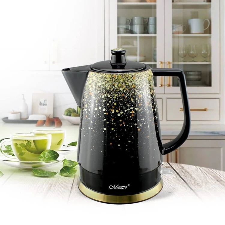 Feel-Maestro Ceramiczny czajnik elektryczny 1,5l  1500W  MR-074-GOLD