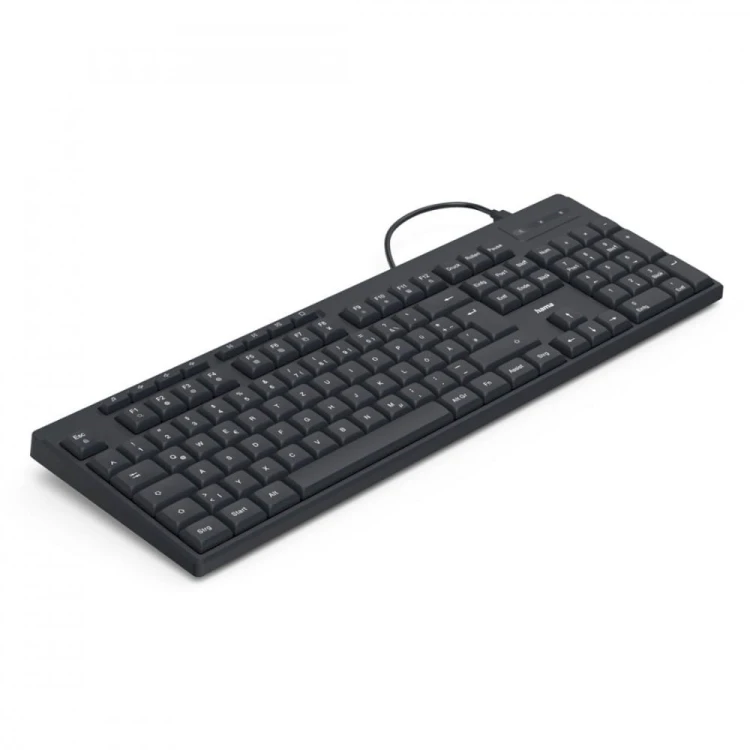 Hama Klawiatura CK-200 przewodowa Czarna