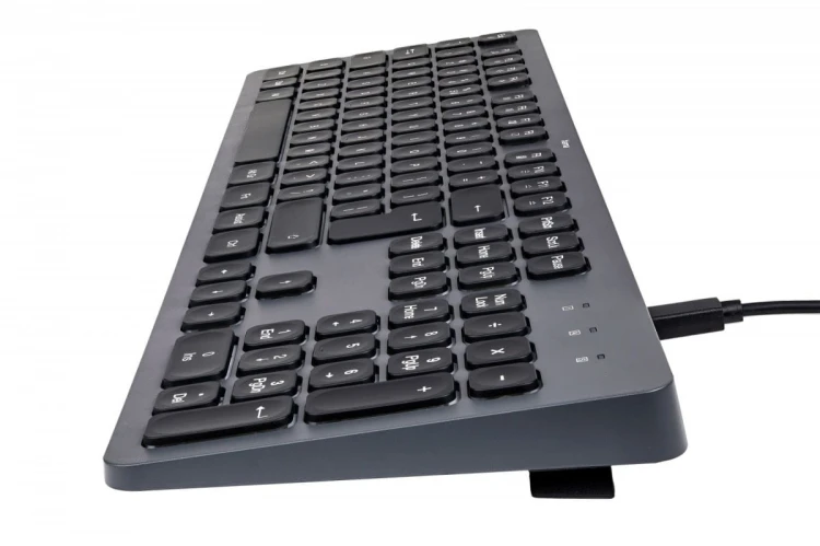 Hama Klawiatura CK-400 przewodowa Czarno-szara