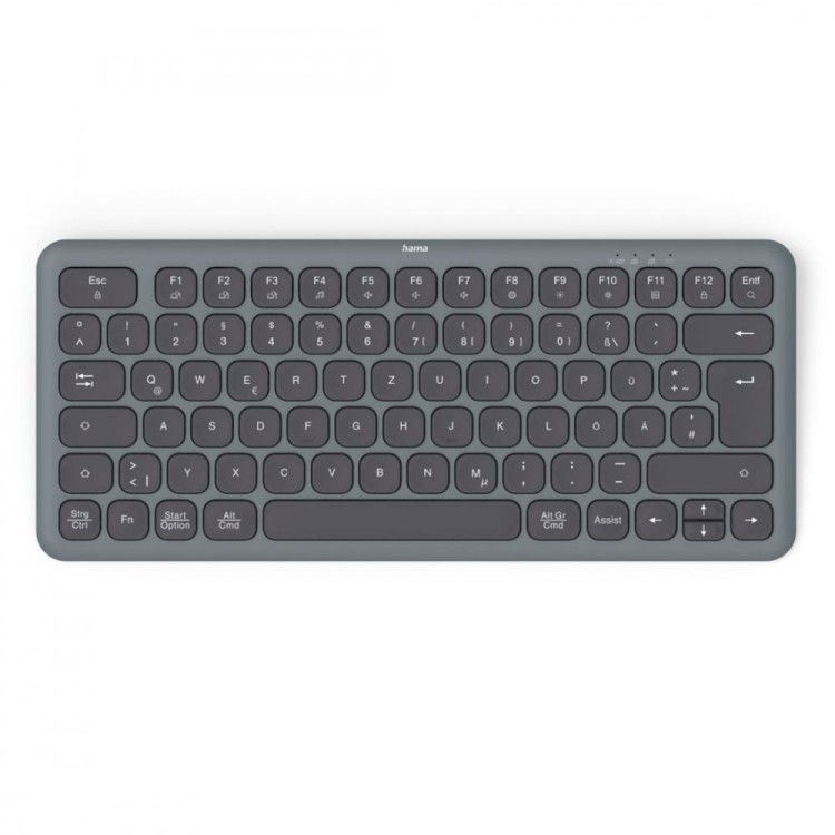 Hama Klawiatura WK-500 multi device Czarno-szara