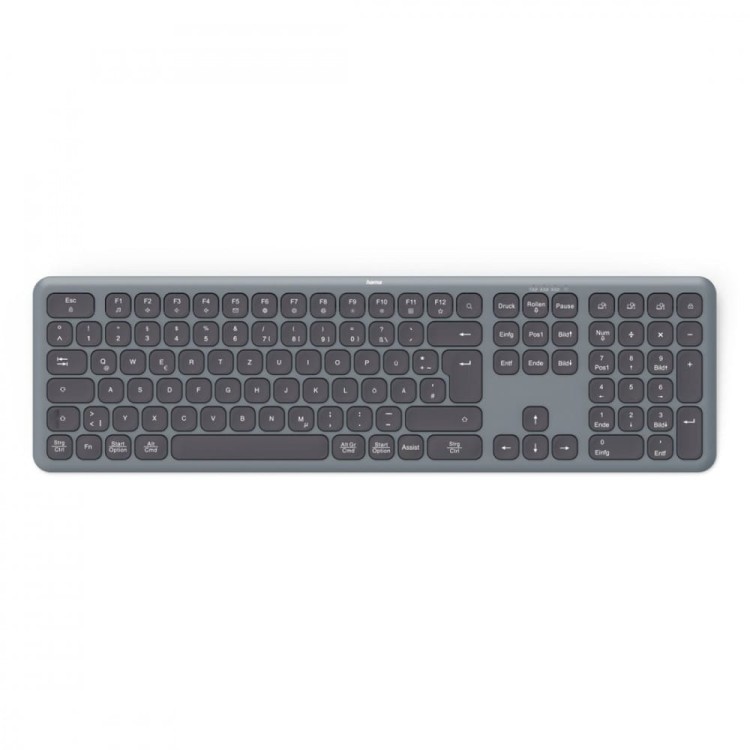 Hama Klawiatura WK-550 multi device Czarno-szara