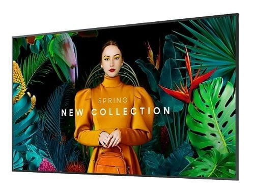 Samsung Monitor profesjonalny QB65C 65 cali Błyszczący 16h/7 350(cd/m2) 3840x2160 (UHD) S10 Player (Tizen 7) WiFi/BT 3 lata On-Site (LH65QBCEBGCXEN)