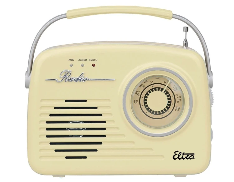 Eltra Radio LUIZA RETRO SP-11 MP3 USB SD Waniliowe