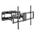 Maclean Uchwyt do TV ekonomiczny obrotowy 60-120" 120kg Czarny          Maclean MC-482